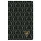 Clairefontaine - Neo Deco Collection - Sewn Spine Notebook - Pocket - Ruled - Diamond Ebony Black