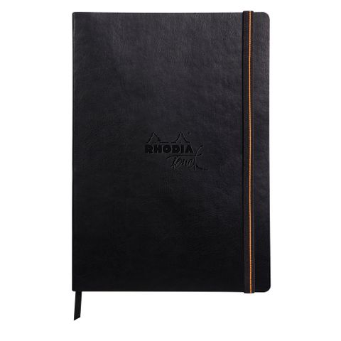 Rhodia - Touch Collection - Bristol Sketchbook - Soft Cover - A4 Portrait - Plain