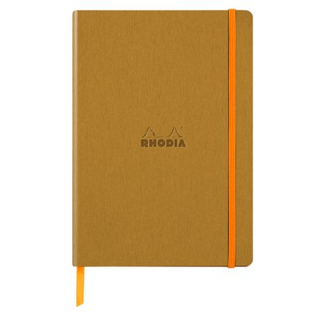 Rhodia - Rhodiarama Notebook - Soft Cover - A5 - Ruled - Gold