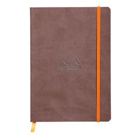 Rhodia - Rhodiarama Notebook - Soft Cover - A5 - Ruled - Chocolate Brown