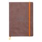 Rhodia - Rhodiarama Notebook - Soft Cover - A5 - Ruled - Chocolate Brown