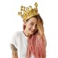 Legami - Inflatable Crown Gold - Party Queen - Display Pack of 7 Pcs