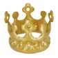 Legami - Inflatable Crown Gold - Party Queen - Display Pack of 7 Pcs