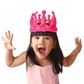 Legami - Inflatable Crown Pink - Party Princess - Display Pack of 7 Pcs