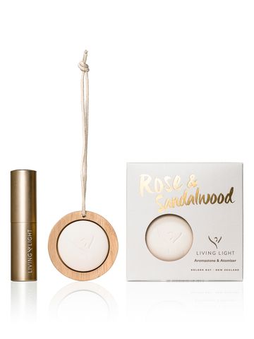 Living Light - Dream Aromastone & Atomiser Set - Rose & Sandalwood