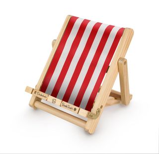 Thinking Gifts - BookChair Deckchair - iPad/Tablet Stand & Book Holder - Red Stripes