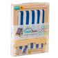 Thinking Gifts - BookChair Deckchair- iPad/Tablet Stand & Book Holder - Blue Stripes