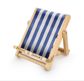 Thinking Gifts - BookChair Deckchair- iPad/Tablet Stand & Book Holder - Blue Stripes