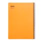 Rhodia - Wirebound Notebook - A4+ - 5 x 5 Grid - Orange