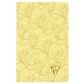 Clairefontaine - Neo Deco Collection - Sewn Spine Notebook - Pocket - Ruled - Tropical Sulfur Yellow