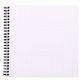 Rhodia - Reverse Book Wirebound 2-in-1 Notepad & Notebook - 21cm x 21cm - 5 x 5 Grid - Orange