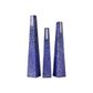 Living Light - Granite Icicle Candle -  Blue - Night Bloom - Medium (85hrs)