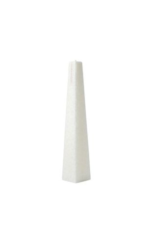 Living Light - Granite Icicle Candle -  White - Pinot Noir - Medium (85hrs)