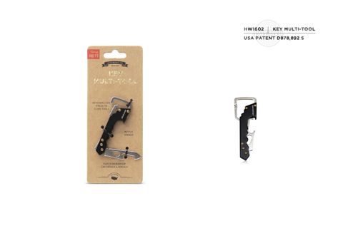 HardwareLab - Black Multi tool Key ring