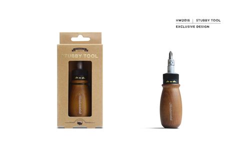 HardwareLab - Wooden Stubby Screwdriver bit set