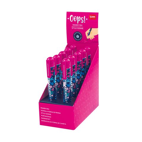 Legami - Eraser Pen - Flora - Oops! Display Pack of 10 Pcs