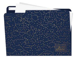 Legami - Set of 5 Manila Folders - Stars