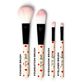 Legami - Set of 4 Makeup Brushes - Oh My Glow! - Lips