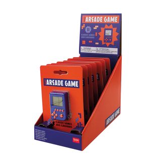 Legami - Mini Portable Console - Pocket Arcade Game Display Pack of 8 Pcs