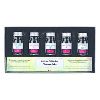 Jacques Herbin - Set of 5 Inks - 10ml Bottles - Summer