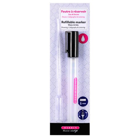 Jacques Herbin - Refillable Marker Pen Double Tip - 5mm