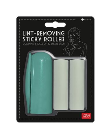 Legami - Lint-Removing Sticky Roller - Aqua