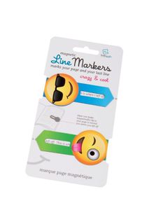 Thinking Gifts - Line Markers - Magnetic Bookmarks - Crazy & Cool