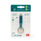 Legami - 6-in-1 Keychain Charging Cable - Petrol Blue