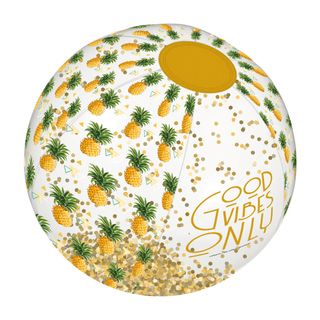 *Glitter Beach Ball - Pineapple