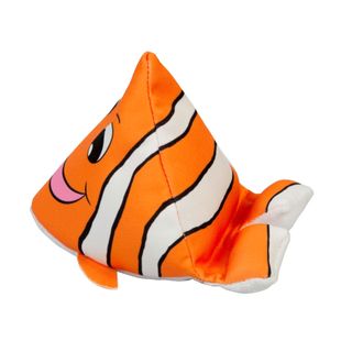 Thinking Gifts - Plusheez - 2-in-1 Phone Holder & Screen Cleaner - Clown Fish