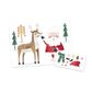 Foxy - 10 Inch - Santa & Reindeer Catering Design - Tray of 8