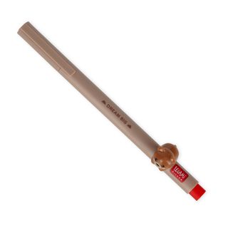 Legami Gel Pen With Animal Decoration - Lovely Friends - Teddy Bear (ships as Pk of 15 - CPPKIT3)