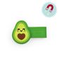 Legami - Magnetic Clip - Avocado (ships as Pkof 6 - CATYAVOKIT2)