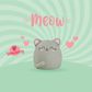 Legami Scented Eraser - Meow - Kitty  (ships as a Pk of 32 - KTYKIT1)