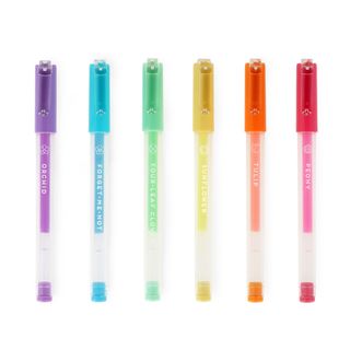 Legami - Set of 6 Mini Pastel Gel Pens - Spring Is In The Air Display Pack of 12 Sets