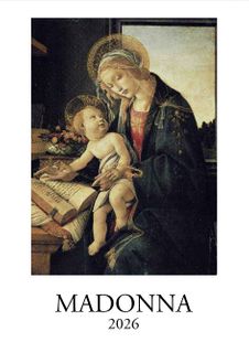 Istituto Fotocromo Italiano - 2026 Art Calendar - Medium Size 24 x 34 cm - Madonna