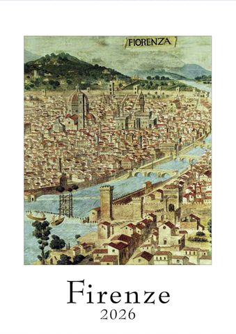 Istituto Fotocromo Italiano - 2026 Art Calendar - Medium Size 24 x 34 cm - Italia Firenze