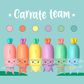 Legami - Set of 6 Mini Highlighters - Carrate Team
