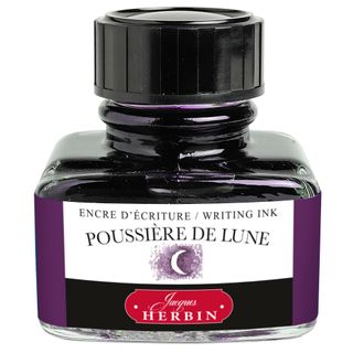 Jacques Herbin - D Writing Ink - 30mL Bottle - Poussiere de Lune (Purple Moondust)