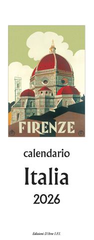 Istituto Fotocromo Italiano - 2026 Slim Calendar - Size 13.5 x 34 cm - Italia