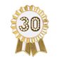 Talking Tables - Enamel Badge - 6cm - 30 - Luxe Gold