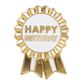 Talking Tables - Enamel Badge - 6cm - Happy Birthday - Luxe Gold