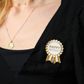 Talking Tables - Enamel Badge - 6cm - Happy Birthday - Luxe Gold