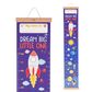 Legami - Wall-Hanging Height Chart - Dream Big, Little One - Space