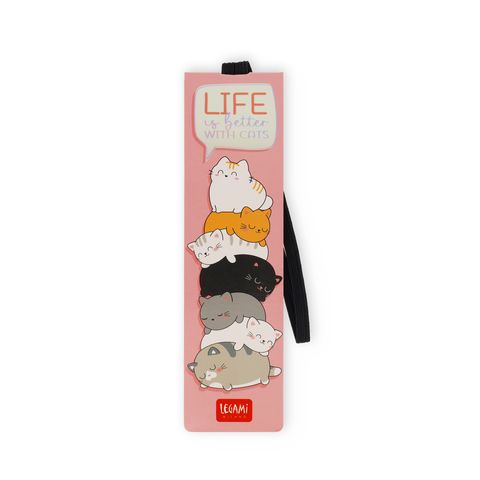 Legami - Bookmark With Elastic - Kitty