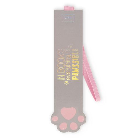 Legami - Bookmark With Elastic - Kitty Paw