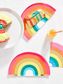 Talking Tables - Paper Plates - 25cm - Pack of 10 - Rainbow