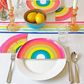 Talking Tables - Paper Plates - 25cm - Pack of 10 - Rainbow
