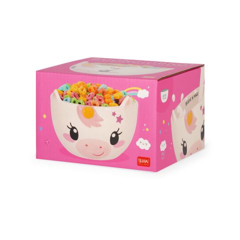 Legami - Stoneware Cereal Bowl - Buongiorno! - Unicorn