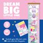 Legami - Wall-Hanging Height Chart - Dream Big, Little One - Unicorn